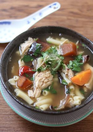 A picture of Leftover Warm winter soup Chinese style 🥣.