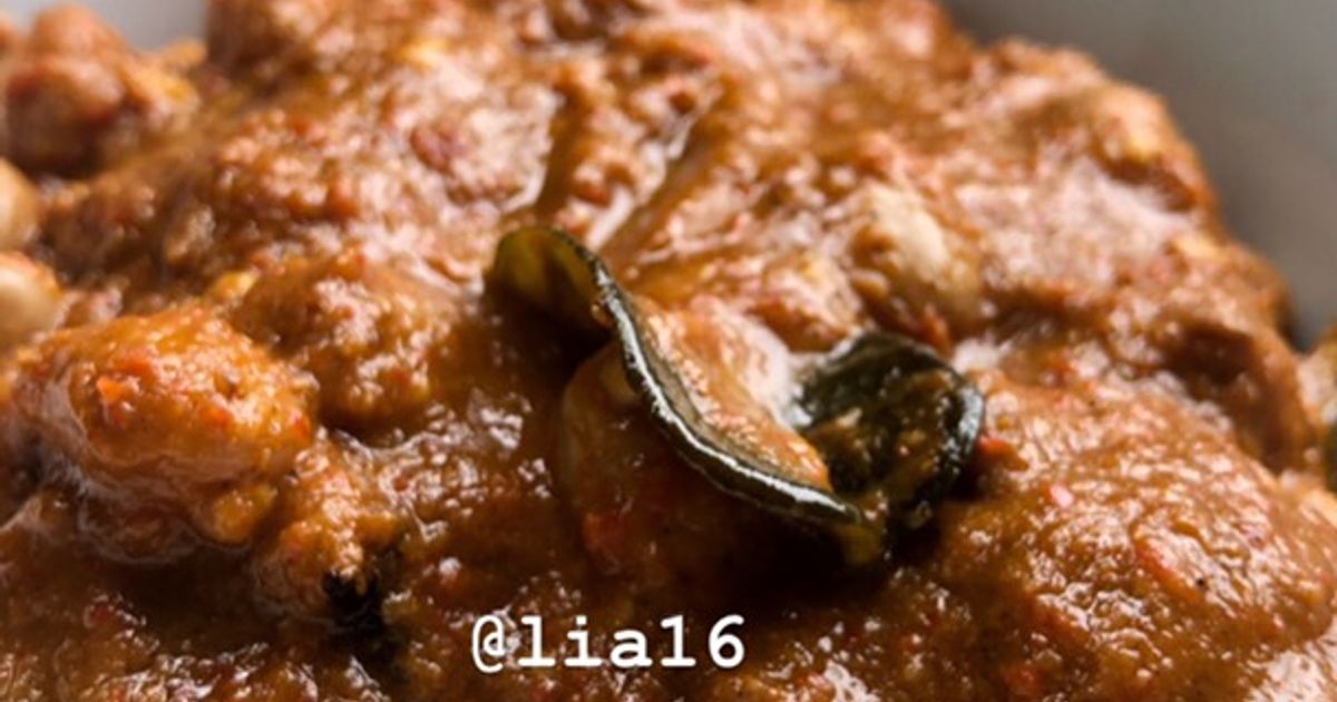 Resep Rendang Sapi Kacang oleh lia16 - Cookpad
