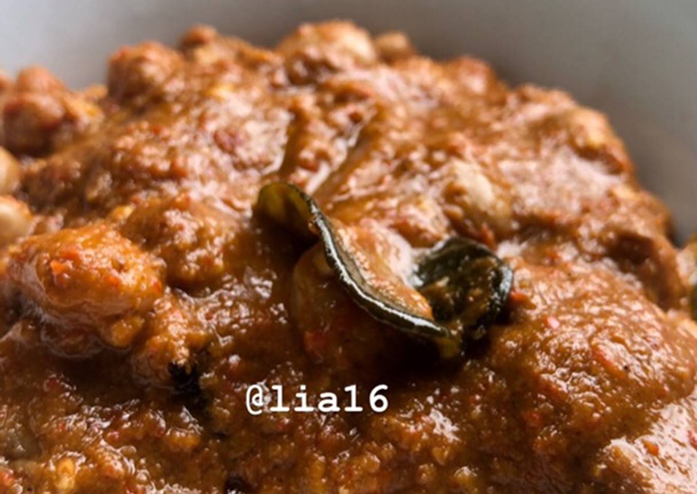 Rendang Sapi Kacang