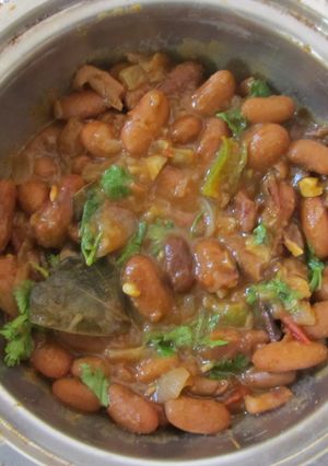 A picture of Rajma Masala.
