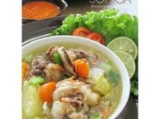 Gambar sop iga sapi bening