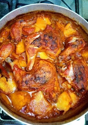 صورة لوصفة صينية البطاطس بالدجاج