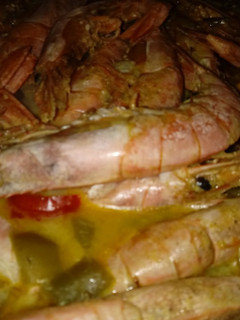 Una foto de Cazuela de rape con mejillones y gambones