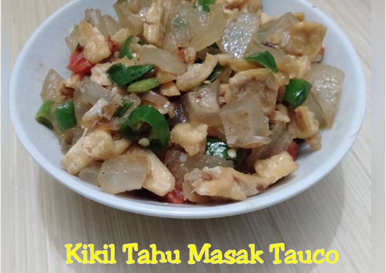 Resep 32.Kikil tahu masak tauco yang Menggugah Selera