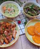 Cơm nhà 4 món đậm đà