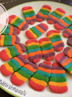 Foto resep Lidah Kucing Rainbow