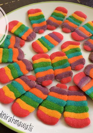 Foto resep Lidah Kucing Rainbow