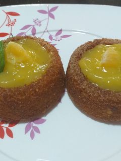 صورة لوصفة بسبوسة منعشة بكريمة البرتقال 😋