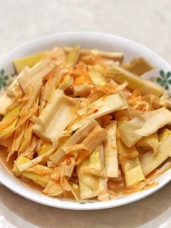 辣豆瓣醬炒桂竹筍 的食譜成品照片