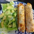 Burritos veganos con chorizo y tofu