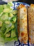 Burritos veganos con chorizo y tofu