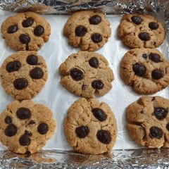 A picture of Choco Chip cookies.