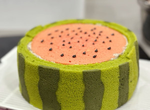 西瓜蛋糕🍉 的食譜成品照片