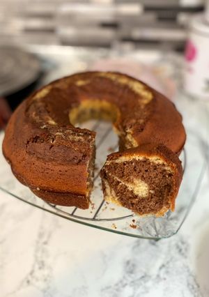 Una foto de Bizcochón de chocolate 🍫 🥧