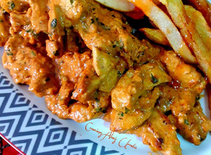 Foto principal de Tiras de Pechuga de pollo tandoori masala powder y curry verde