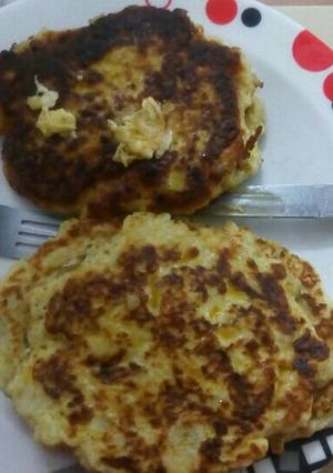 Una foto de Tortilla de coliflor 2 quesos
