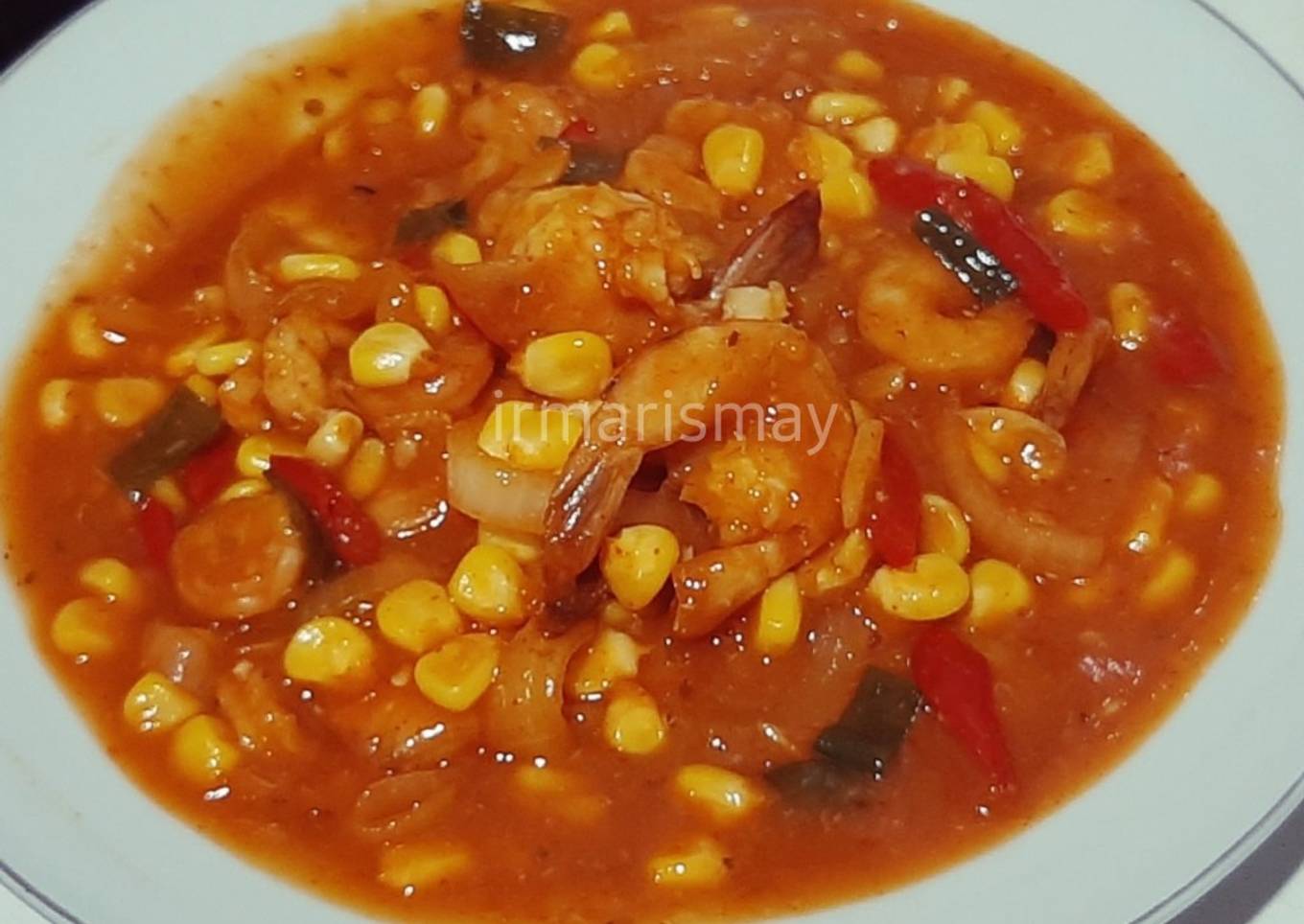 194. Udang Jagung Asam Manis