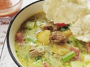 Gambar koyor sapi kuah santan