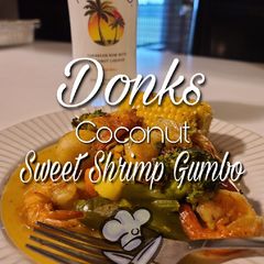 A picture of Coconut Grilled Shrimp Gumbo.