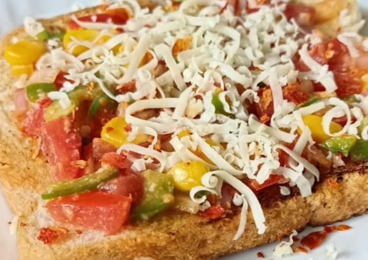 Simple Way to Make Quick Mexican Veg Toast