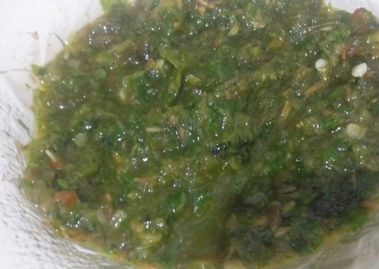 Steps to Prepare Favorite Green chutney