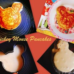 Mickey Mouse Pancakes A picture of Mickey Mouse Pancakes.