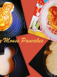 A picture of Mickey Mouse Pancakes.