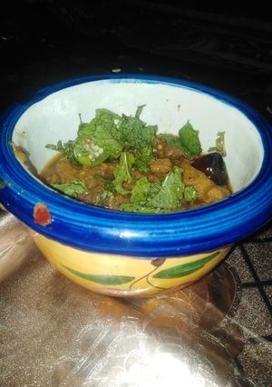 A picture of Kaddu ki Sabzi.