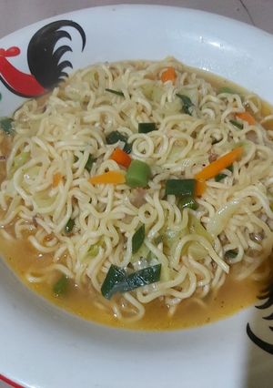 Foto resep Mie instant rebus