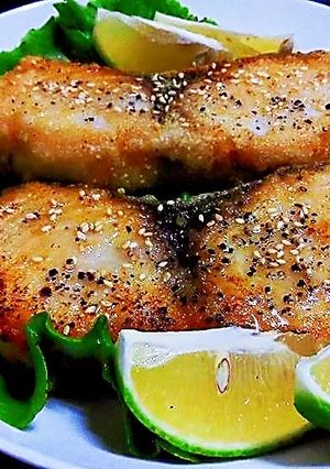 香煎旗魚 的食譜成品照片