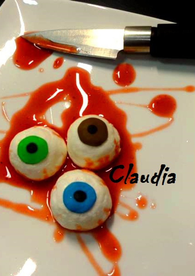 Una foto de Cóctel de ojos sangrientos