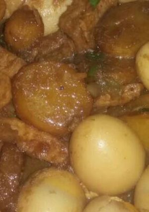 Foto resep Semur telor tahu kentang