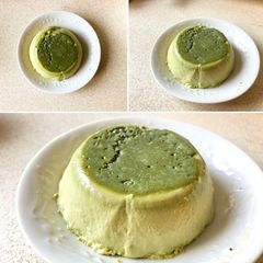 A picture of Matcha panna cotta (easy).