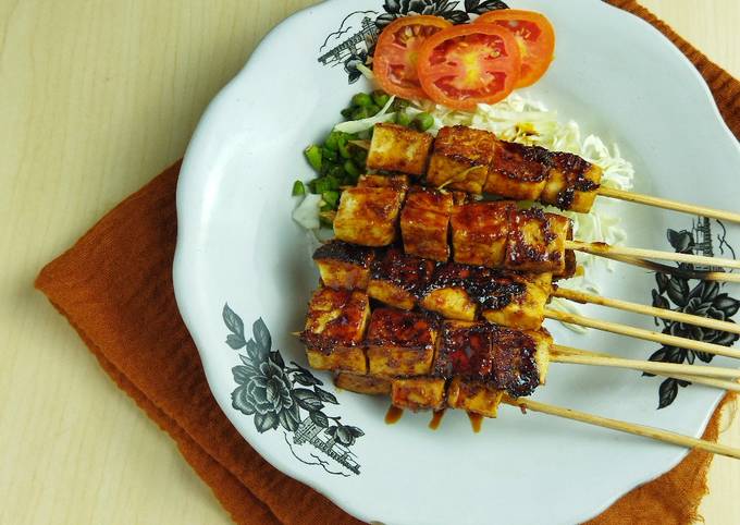 Sate ayam bumbu kecap (pakai tahu)