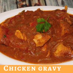 A picture of Chicken Gravy/ Chicken masala.