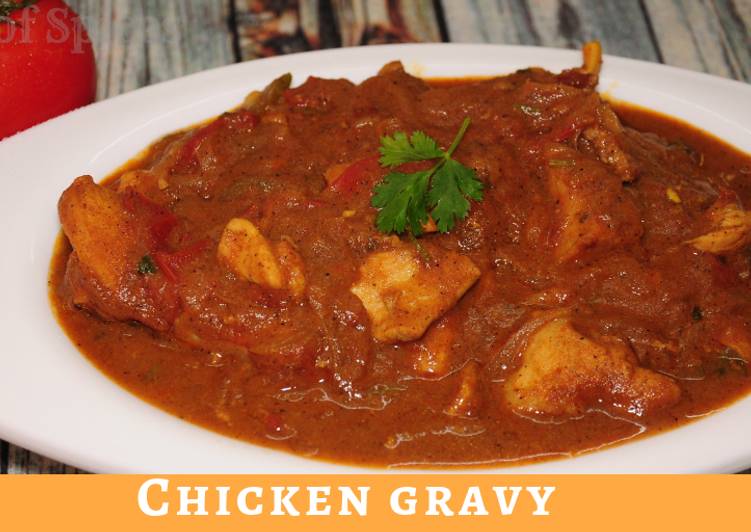 Recipe of Speedy Chicken Gravy/ Chicken masala