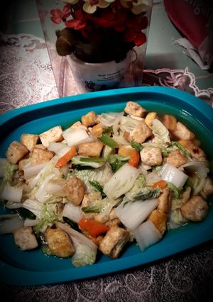 Foto resep Tumis Sawi Putih Tahu