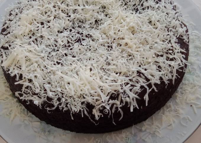 Brownies Kukus Topping Keju