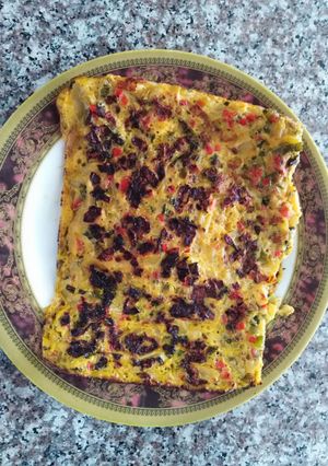 Una foto de Tortilla de calabacín