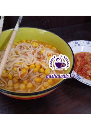 عکسی از دستور نودل سوپی دانشجویی😋🍜