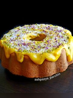 عکسی از دستور کیک ماربل کاسترد با فر دستساز 🌸