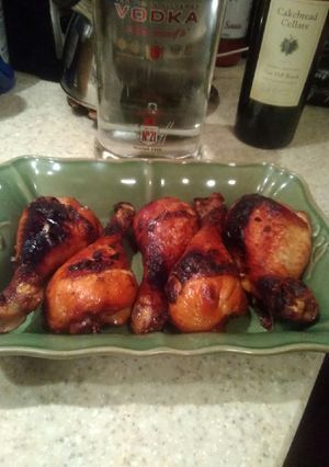A picture of Marinated chicken.