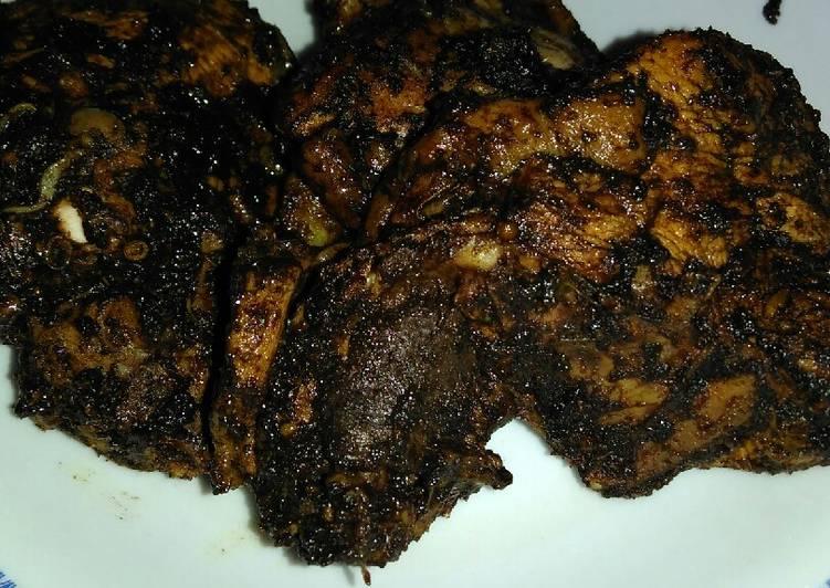 Resep Ayam bumbu rawon yang enak