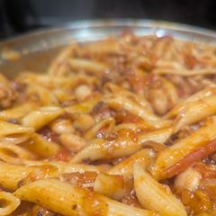 Sausage Ragù with Pasta and Beans A picture of Sausage Ragù with Pasta and Beans.
