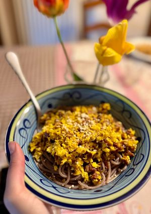Foto di Carbonara vegetariana