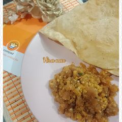 Channay ki daal ka halwa (Split chickpeas) A picture of Channay ki daal ka halwa (Split chickpeas).
