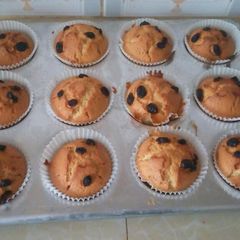 A picture of Vanilla & Raisin Cup cakes.