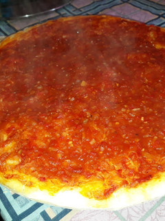 Una foto de Pizza