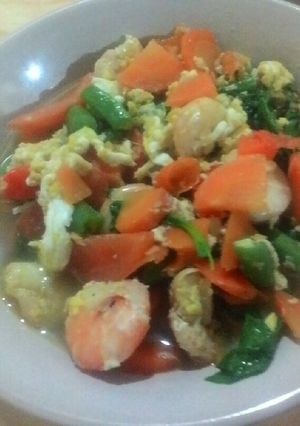 Foto resep Capcay Kuah Sayur Udang