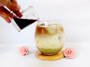 Gambar coffee matcha latte